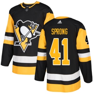 Men's Daniel Sprong Pittsburgh Penguins Authentic Jersey - Black