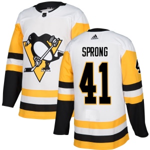 Men's Daniel Sprong Pittsburgh Penguins Authentic Jersey - White