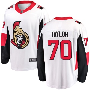 Men's Daniel Taylor Ottawa Senators Breakaway Away Jersey - White