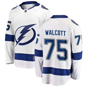 Men's Daniel Walcott Tampa Bay Lightning Breakaway Away Jersey - White