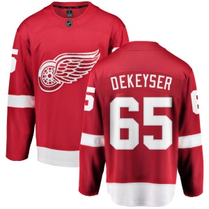 Men's Danny DeKeyser Detroit Red Wings Home Breakaway Jersey - Red