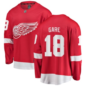 Men's Danny Gare Detroit Red Wings Breakaway Home Jersey - Red