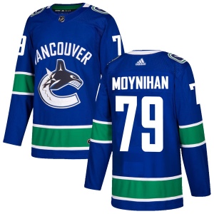 Men's Danny Moynihan Vancouver Canucks Authentic Home Jersey - Blue