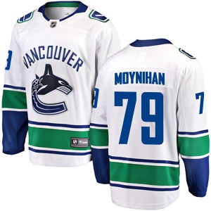 Men's Danny Moynihan Vancouver Canucks Breakaway Away Jersey - White