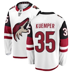 Men's Darcy Kuemper Arizona Coyotes Authentic Away Jersey - White