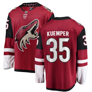 Men's Darcy Kuemper Arizona Coyotes Authentic Home Jersey - Red