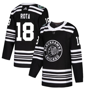 Men's Darcy Rota Chicago Blackhawks Authentic 2019 Winter Classic Jersey - Black