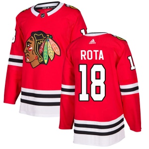 Men's Darcy Rota Chicago Blackhawks Authentic Home Jersey - Red