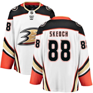 Men's Darian Skeoch Anaheim Ducks Authentic Away Jersey - White