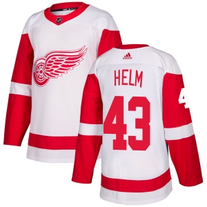 Men's Darren Helm Detroit Red Wings Authentic Jersey - White