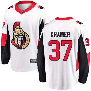 Men's Darren Kramer Ottawa Senators Breakaway Away Jersey - White