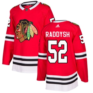 Men's Darren Raddysh Chicago Blackhawks Authentic Home Jersey - Red