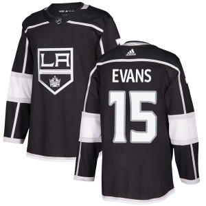 Men's Daryl Evans Los Angeles Kings Authentic Home Jersey - Black