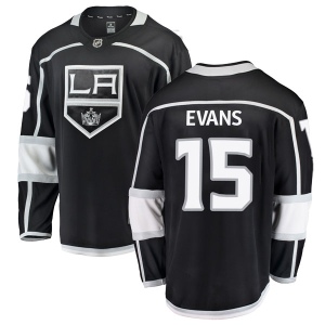 Men's Daryl Evans Los Angeles Kings Breakaway Home Jersey - Black