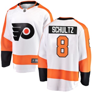 Men's Dave Schultz Philadelphia Flyers Breakaway Away Jersey - White