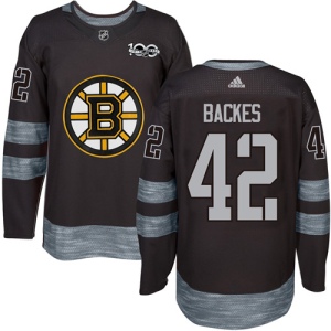 Men's David Backes Boston Bruins Authentic 1917-2017 100th Anniversary Jersey - Black