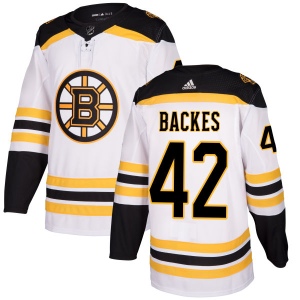 Men's David Backes Boston Bruins Authentic Jersey - White