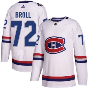 Men's David Broll Montreal Canadiens Authentic 2017 100 Classic Jersey - White