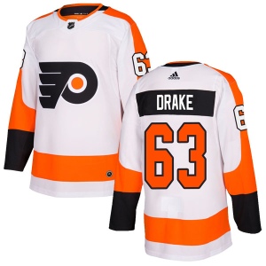 Men's David Drake Philadelphia Flyers Authentic Jersey - White