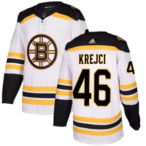 Men's David Krejci Boston Bruins Authentic Jersey - White