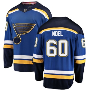 Men's David Noel St. Louis Blues Breakaway Home Jersey - Blue