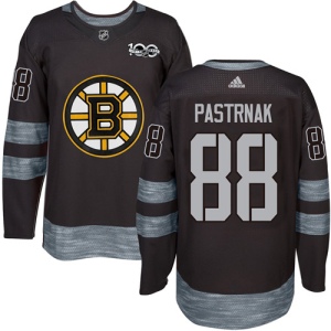 Men's David Pastrnak Boston Bruins Authentic 1917-2017 100th Anniversary Jersey - Black