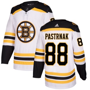 Men's David Pastrnak Boston Bruins Authentic Jersey - White