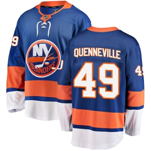 Men's David Quenneville New York Islanders Breakaway Home Jersey - Blue