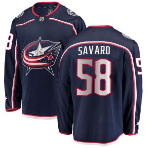 Men's David Savard Columbus Blue Jackets Breakaway Home Jersey - Navy