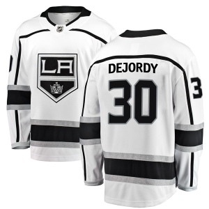 Men's Denis Dejordy Los Angeles Kings Breakaway Away Jersey - White