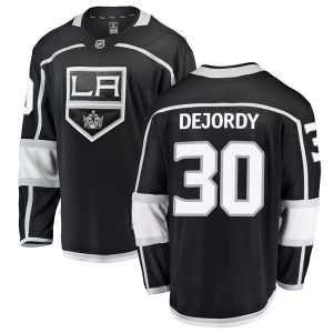 Men's Denis Dejordy Los Angeles Kings Breakaway Home Jersey - Black