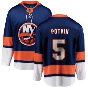 Men's Denis Potvin New York Islanders Home Breakaway Jersey - Blue