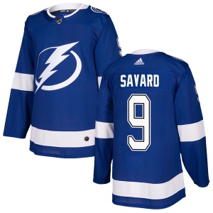 Men's Denis Savard Tampa Bay Lightning Authentic Home Jersey - Blue