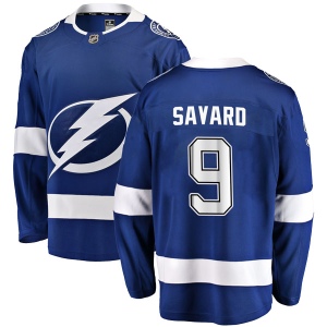 Men's Denis Savard Tampa Bay Lightning Breakaway Home Jersey - Blue