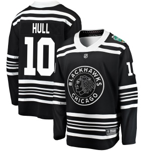 Men's Dennis Hull Chicago Blackhawks 2019 Winter Classic Breakaway Jersey - Black