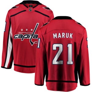 Men's Dennis Maruk Washington Capitals Home Breakaway Jersey - Red