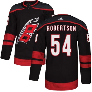 Men's Dennis Robertson Carolina Hurricanes Authentic Alternate Jersey - Black