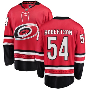 Men's Dennis Robertson Carolina Hurricanes Breakaway Home Jersey - Red