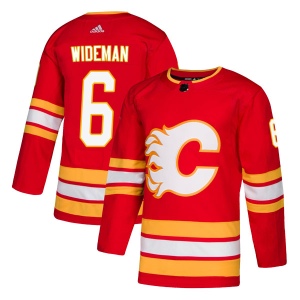 Men's Dennis Wideman Calgary Flames Authentic Alternate Jersey - Red