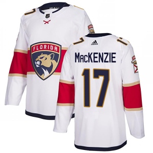 Men's Derek Mackenzie Florida Panthers Authentic Away Jersey - White