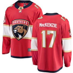 Men's Derek Mackenzie Florida Panthers Breakaway Home Jersey - Red