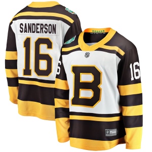 Men's Derek Sanderson Boston Bruins 2019 Winter Classic Breakaway Jersey - White