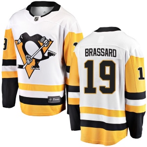 Men's Derick Brassard Pittsburgh Penguins Breakaway Away Jersey - White