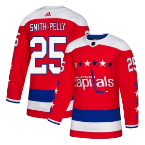 Men's Devante Smith-Pelly Washington Capitals Authentic Alternate Jersey - Red