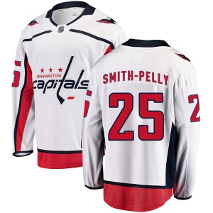 Men's Devante Smith-Pelly Washington Capitals Breakaway Away Jersey - White