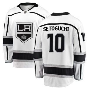 Men's Devin Setoguchi Los Angeles Kings Breakaway Away Jersey - White