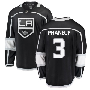 Men's Dion Phaneuf Los Angeles Kings Breakaway Home Jersey - Black