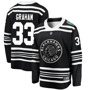 Men's Dirk Graham Chicago Blackhawks 2019 Winter Classic Breakaway Jersey - Black