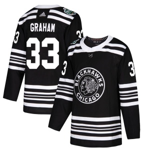 Men's Dirk Graham Chicago Blackhawks Authentic 2019 Winter Classic Jersey - Black