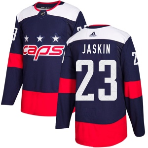 Men's Dmitrij Jaskin Washington Capitals Authentic 2018 Stadium Series Jersey - Navy Blue